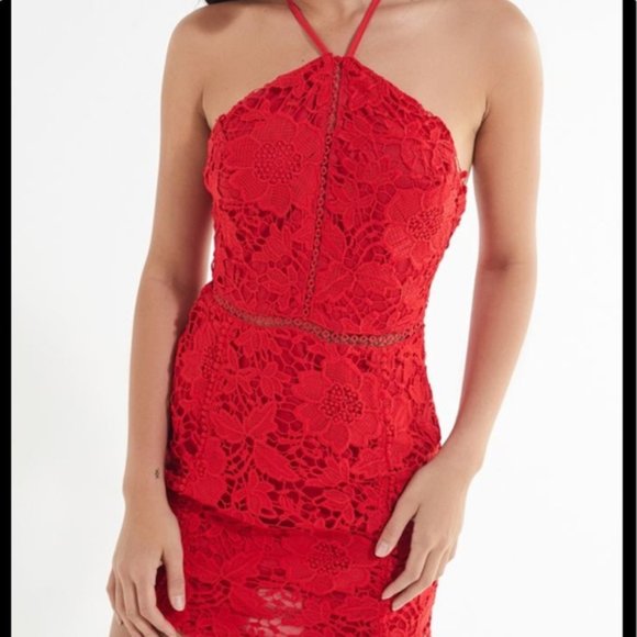 white dress with lace design The Katherine Dress in White Chantilly Lace 0 / White Chantilly Lace